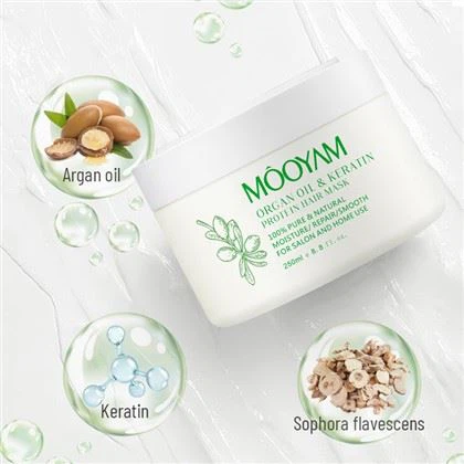 Żejt tal-Argan Keratin Hair Mask